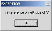null pointer?