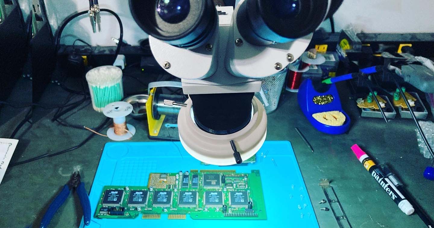 Scope PCI card Repair bench Scope PCI card Repair